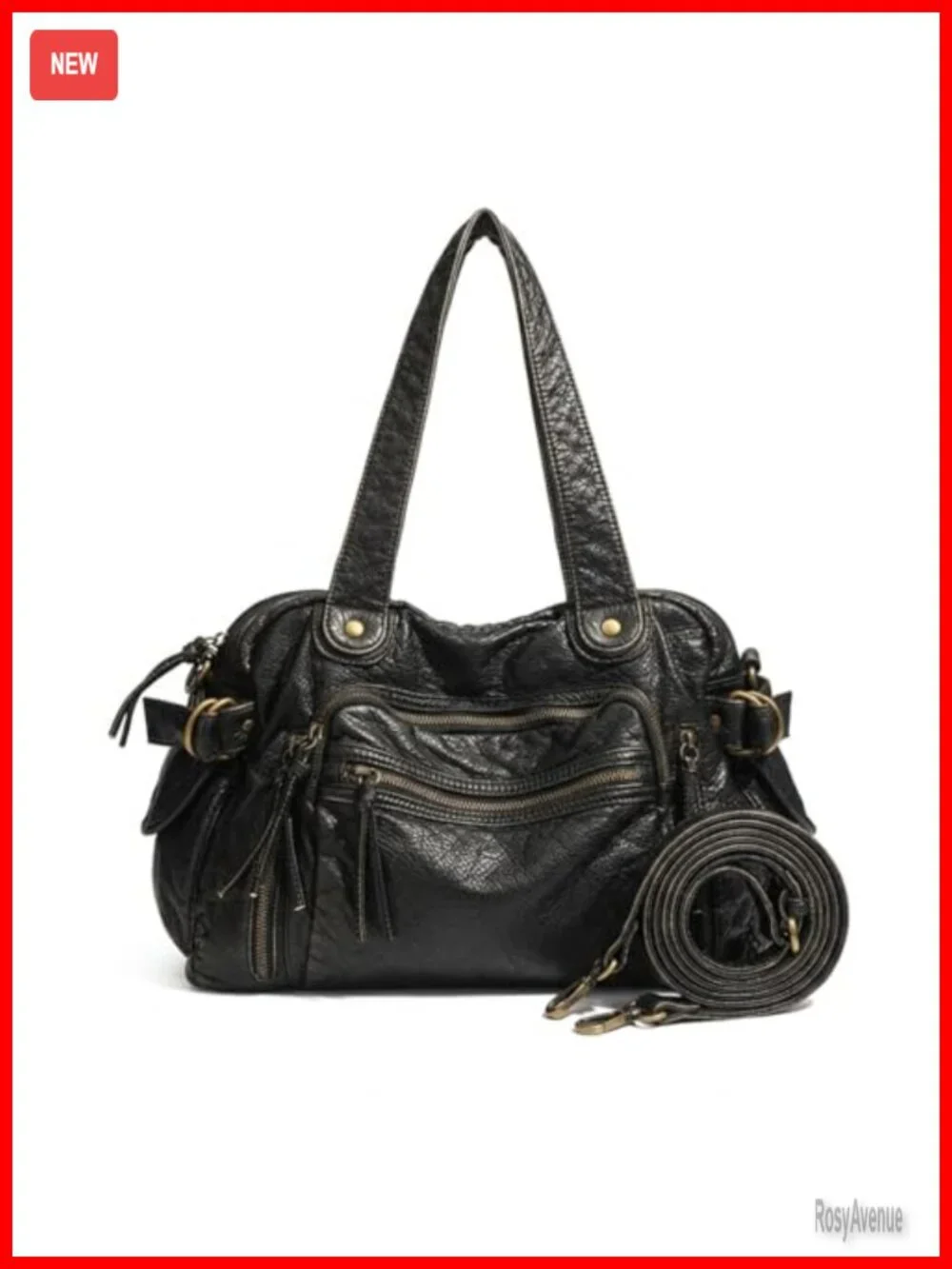 City Bag Hobo Tote for Women Large PU Leather Handbag Shoulder Crossbody Purse